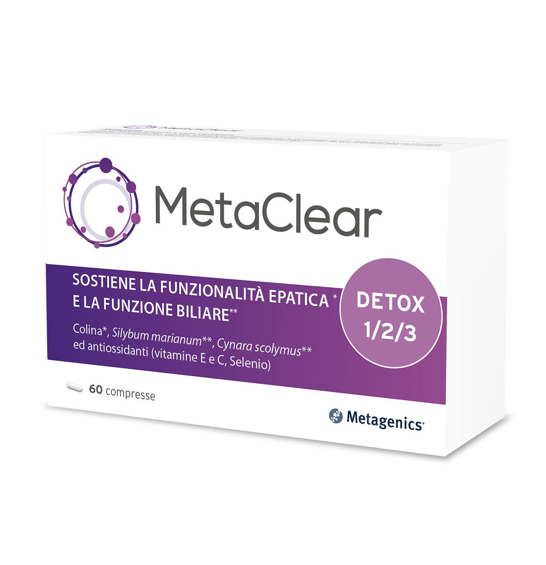 MetaClear | Integratore per funzione epatica | Metagenics
